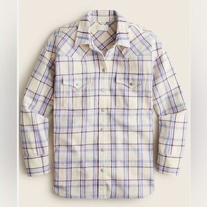 JCrew Plaid Button Up Shirt